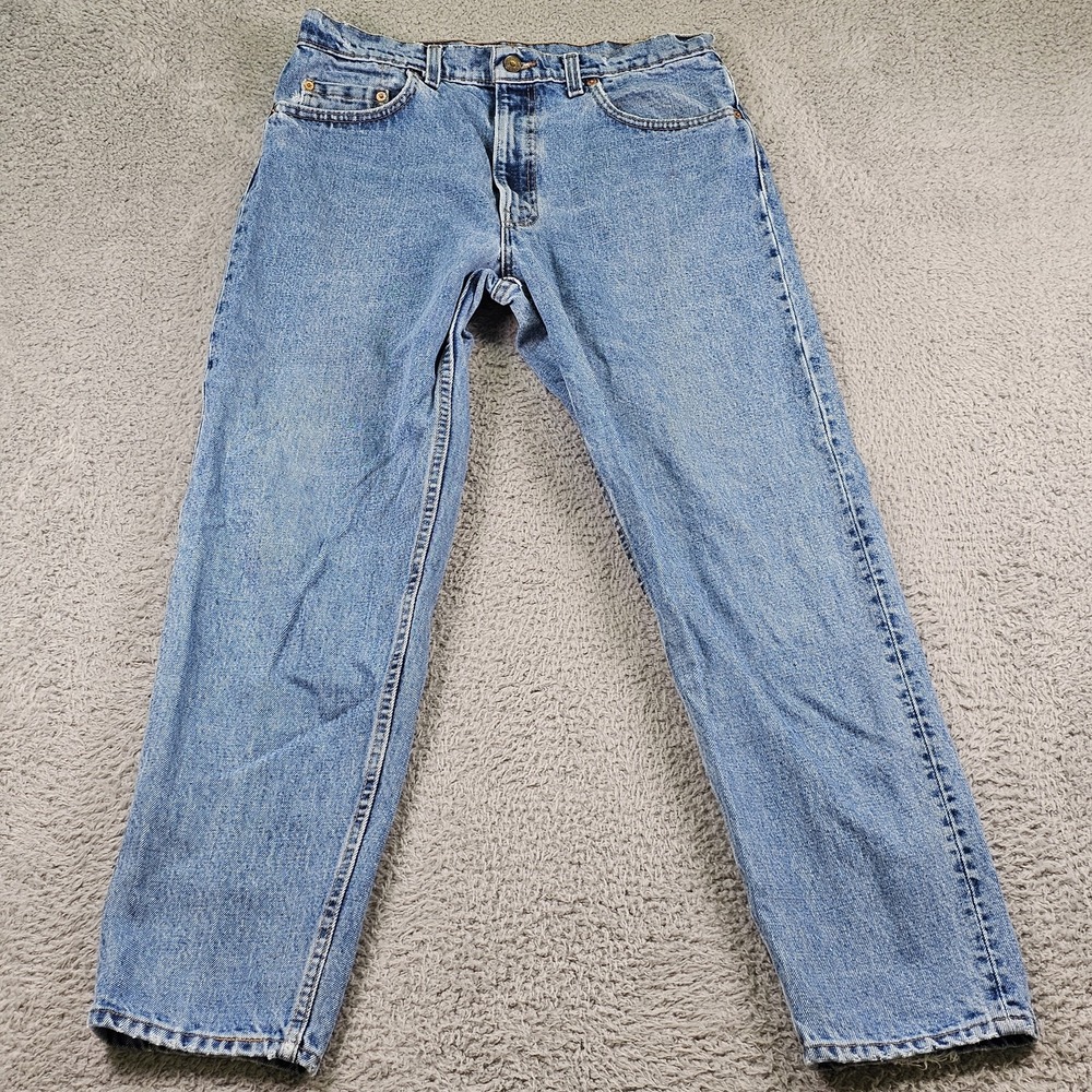 Vintage Levis 550 Jeans Mens 34x30 Blue‎ Denim Relaxed Tapered Made USA 90s
